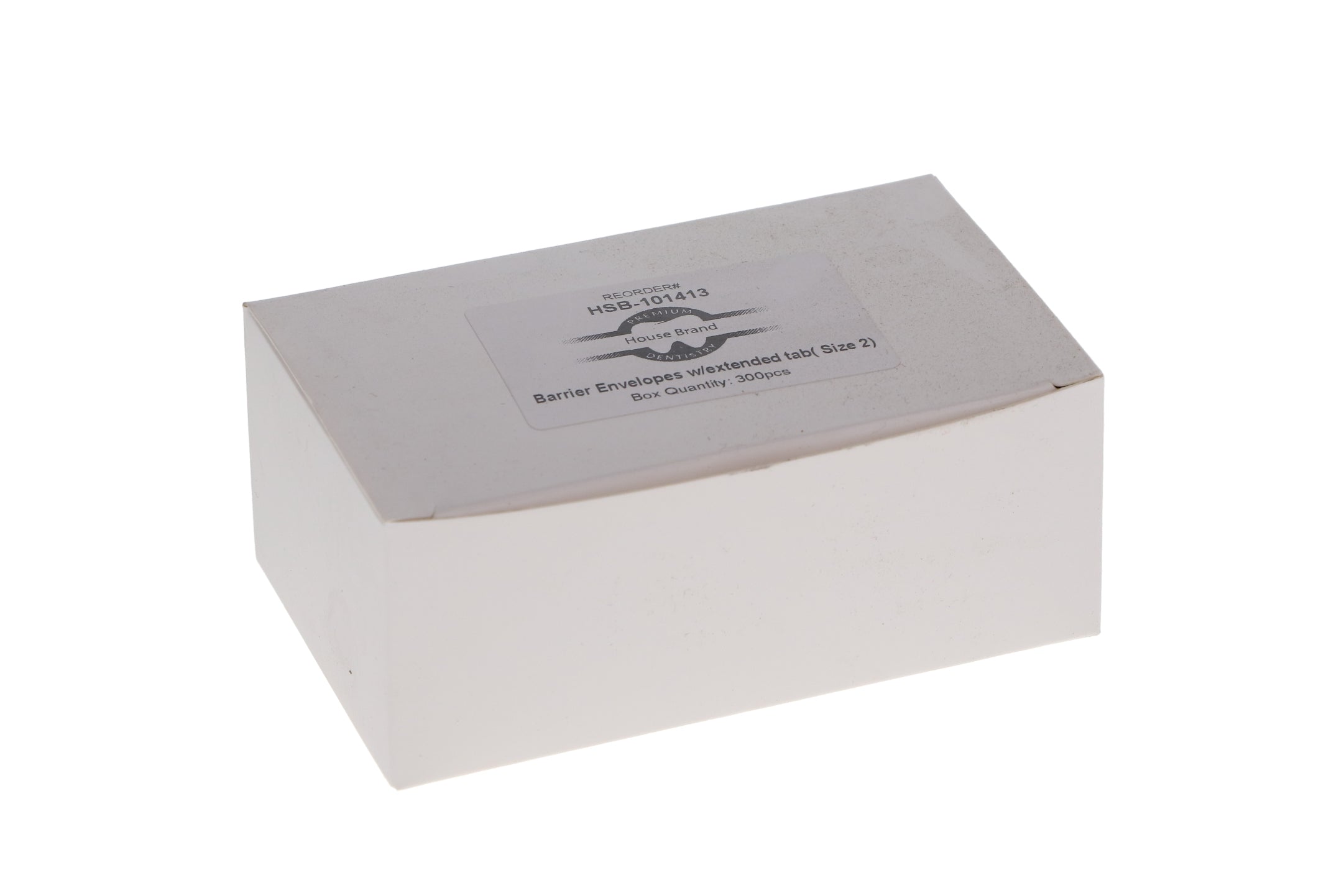 House Brand Dentistry 101413 Dental X-Ray Barrier Envelopes With Extended Tab #2 300/Bx House Brand Dentistry 101413 Dental X-Ray Barrier Envelopes With Extended Tab #2 300/Bx